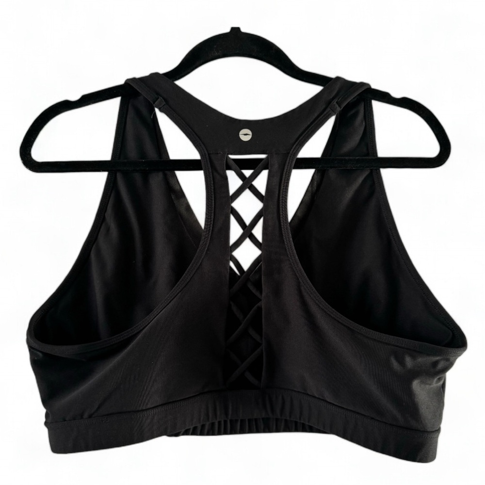 Avía Black Sports Bra Women’s Size XXL - Picture 2 of 3